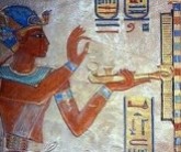Offrande d'encens de Ramsès. Louvre